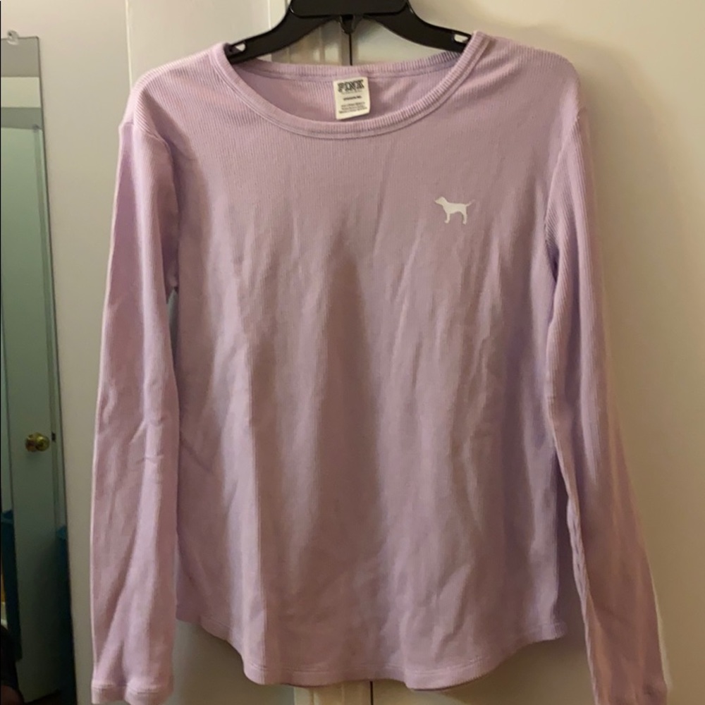 Purple lounging tee